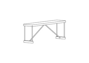 Nest, 2S Bench, Metal