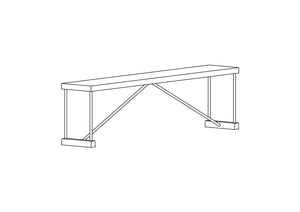 Nest, 3S Bench, Metal