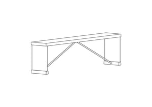 Nest, 3S Bench, Wood